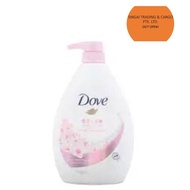 Dove Shower Gel Sakura Pink Salt 1l