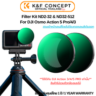 K&F DJI Action 3/4/5 Pro Filter Variable ND2-32+ND32-512 (SKU.2359)