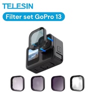 Telesin filter set GoPro 13 cpl nd 8 nd 16 nd 32 filter set gopro 13