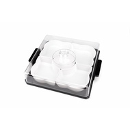 G.House Online AILO จานขนมพร้อมฝาปิด 30x34x10.5ซม. METIS-04 ของแท้