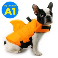 Dog Life Jacket Dog Life Vest for Boating Swimming Reflective Dog Safety Vest with Superior Buoyancy