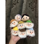 Snow white tsum Teddy Bear and the 7 snow white Dwarfs