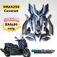 YAMAHA XMAX250 XMAX COVERSET BODY COVER SET MATT BLUE