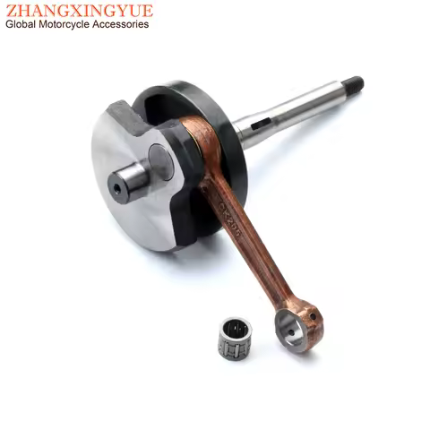 High Quality Crankshaft For Piaggio Vespa Moped Ciao Bravo Grillo Si 50cc Pin 10mm 2-Stroke Engine P