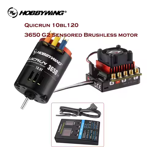 Hobbywing QuicRun 3650 G2 Sensored Brushless Motor 6.5t 8.5t 10.5t 13.5t 17.5t 21.5t 25.5t 60A /120A