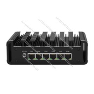 Fanless Soft Router Alder Lake N300 Mini PC 6x I226 2.5G LAN HD DP PfSense Firewall Appliance ESXI A