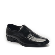 Bq SHOES - Men's office shoes with youthful ribbed design in black, 3cm sole GT 1066 Return within 3