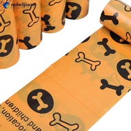 NOBELJIAOO 1Roll Degradable Pet Dog Poop Bags Dispenser Collector Garbage Bag Puppy Cat Pooper Scoop