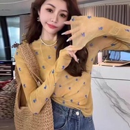 Yellow Women's Top Imported Top A0111 Korean style Top yellow Casual Top/