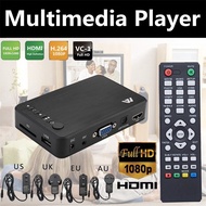 Media Player 1080 P TV BOX HDMI/VGA/AV USB SD HDD TV BOX