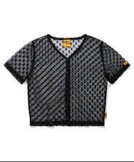 🇰🇷Musinsa 韓國代購購入 透膚蕾絲短袖上衣 小外套 THUFLY CARDIGAN_BLACK
