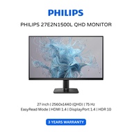 Philips 27" QHD 2K IPS 75Hz Monitor 27E2N1500L