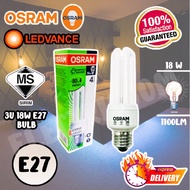 Osram Duluxstar 3U 18w Bulb E27 Light Bulb Daylight / Coolwhite E27 BULB 840 865 Energy Saving Bulb 