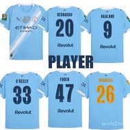 PLAYER man city home HAALAND soccer jerseys football shirt men