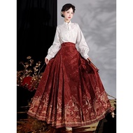 Horse Face Skirt Daily Horse Face Skirt Suit Horse Face Skirt Improved XS-XL Hanfu Female Ming Made 