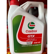 Castrol GTX 15w40 engine oil can 4liter