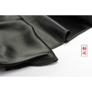 Seaweed Green 32mm Mulberry Silk Crepe Satin Fabric - 205 Yuan per Meter