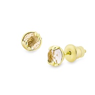 Mizuchol ต่างหูพลอยเสริมดวงวันพฤหัส Lucky Me Earrings - (White Topaz)