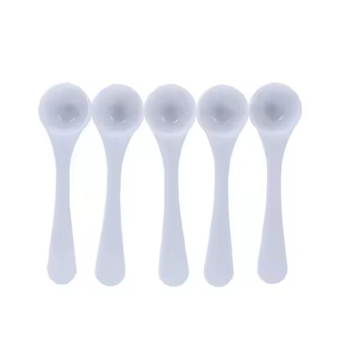 300Pcs 2g 4ml Plastic Measuring Spoon Long Handle Food Grade Reusable Spoons Milk Powder Spoon Kitch