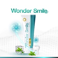 ยาสีฟัน Wonder Smile วันเดอร์สไมล์ ( 1 หลอด 80 ml. ) 1 หลอดยาสีฟันสมุนไพร ลดกลิ่นปาก น้ำลายบูด