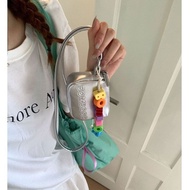 Mini Lipstick Bag ccd Camera Bag Card Bag Coin Purse Female Carry-on Headphone Bag Halter Small Squa