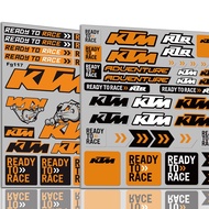 Ready to race vinyl reflective sticker for motorcycle ktm sticker decal