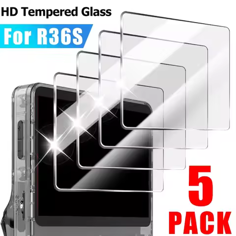 9H Hardness Tempered Glass For R36S Handheld Game Console HD Screen Protectors For R36S 3.5Inch Play
