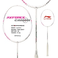 ไม้แบดมินตัน LINING BADMINTON RACKET - AXFORCE CANNON สีขาว (4U5U6U) ฟรีเอ็น+กริป+ซอง+ประกัน(ทางร้าน