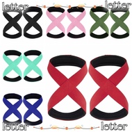 LETTER 1 Pair Weightlifting Hand Belt, 8 Words Anti-Slip Sport Fitness Wrist Wraps,  Polyester Brace