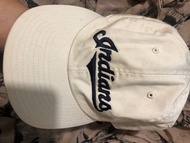絕版 早期 二手古著  Mlb Cleveland Indians克里夫蘭 印地安人 老帽 棒球帽 帽 vintage cap