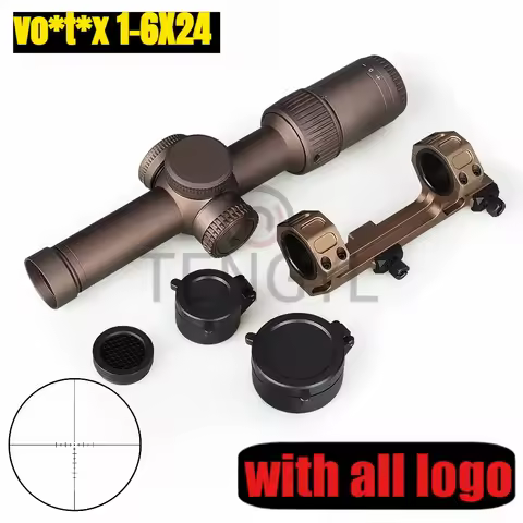 Rifle Scope 1-6x24 Hunting Long Range Optical Hunting Rifle Scope Tactical Scopes Gz10408 Air Gun Ri