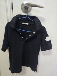 Moncler 黑色童裝POLO恤 6歲 116cm