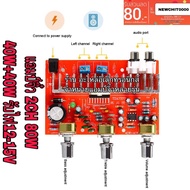 แอมป์จิ๋ว 80W 2CH เครื่องขยายเสียง 40W+40W มีปรีปรับเสียงครบ