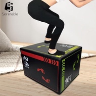 [Serenable] Plyometric Jumping Box Step Up Box for Exercise Strength Training Home Gym