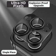 LINGKEN | Metal Armor Film Full Cover iPhone 14 Pro Max Rear Camera Lens Cap Frame Integrated Protec