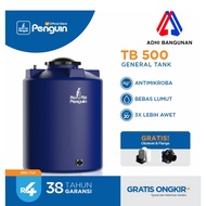 tangki tandon toren air penguin 5000 liter tb 500 berbagai warna - biru tua