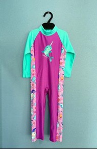 Speedo童裝長袖連身泳衣