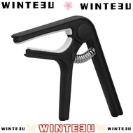 WINTE3U ​Guitar Capo​, ABS Pink/Light green/Black/White ​Spring Capo​, Useful ​Even Pressure ​Beginn