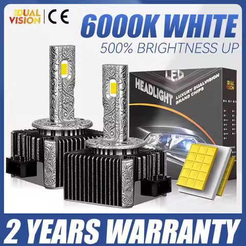 D3S LED Headlights 6000K 4300K 8000K D Series D1S D2S D3S D4S D5S D8S Two-sided CSP 1:1 Xenon Size C