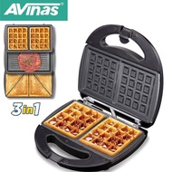 AVinas Av 313S Multifunction 3 in 1 Sandwich Maker, Waffle Steak Roast Machine