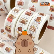 Kapibara Roll Sticker ins High-value Cartoon Cute Handbook Sealing Decoration Student