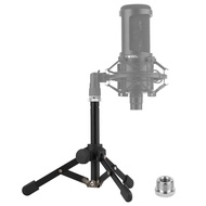 Geekria Tabletop Tripod Mic Stand Compatible with Audio-Technica AT2020 AT2020USB AT2035 AT2050 ATR2
