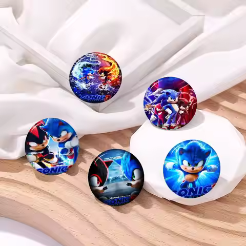 Sonic The Game H-Hedgehog 58mm Animals Funny Brooches Badge Backpack Clothes Gift Accessory
