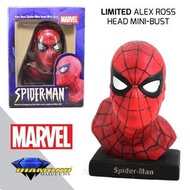 稀有4吋蜘蛛俠迷你頭像胸像漫威出品Alex Ross設計Diamond Select 限量版500個   gymckp Rare 4 Inch Spider-Man Mini Head Bust Ma