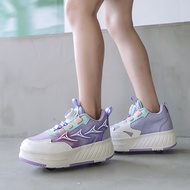 Budak perempuan Heelys kanak-kanak pelajar kasut roda budak lelaki jenis baru musim gugur dan sejuk 