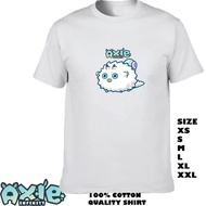 AXIE INFINITY Axie Cute White Aqua Monster Shirt Trending Design Excellent Quality T-Shirt (AX32)