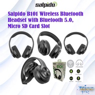 Salpido B101 Wireless Bluetooth Headset with Bluetooth 5.0, Micro SD Card Slot