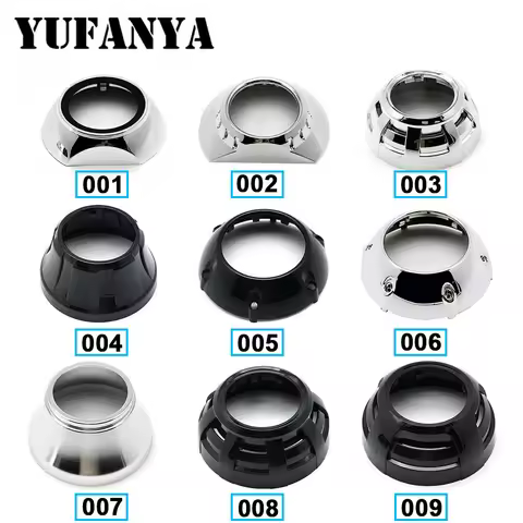 3 inch Headlight Shroud Mask Easy Install For Hella Q5 Bi-xenon hid Projector LHD RHD Fit 2.5 / 3.0I