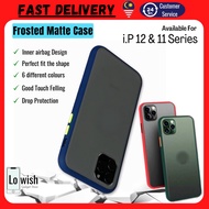 Matte Case for ip 12 Pro Max Case 12 Pro 12 mini 11 Pro 11 Pro Max Casing Frosted Coating Anti-Fall 