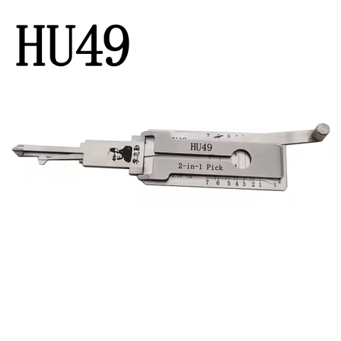 LISHI HU49 2-in-1 Lock Pick Decoder, Auto Door Lock Unlocking & Decoding Tool